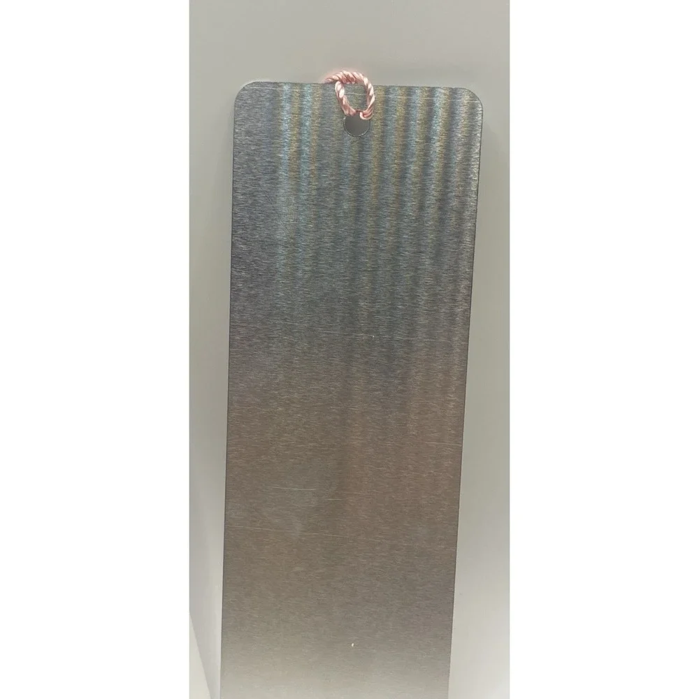 Cute Baby Goose Aluminum Bookmark With Tassel. 6X2